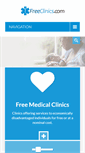Mobile Screenshot of freeclinics.com